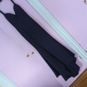 NWT Jarlo Zina navy blue mermaid gown with train, Size 10